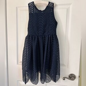 Bardot Navy Blue Girls Dress